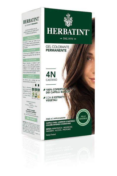 Herbatint Gel Colorante Permanente N Castano Ml Tinta Naturale