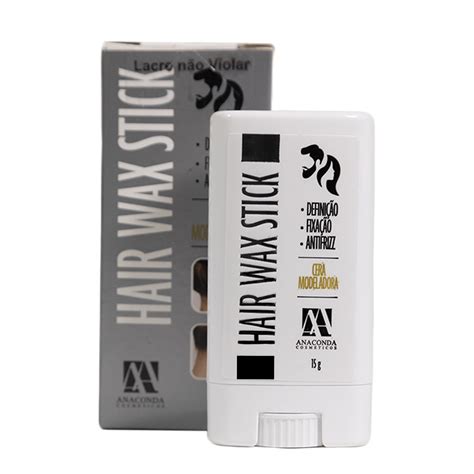 Cera Stick Anti Frizz - Cera Modeladora de Cabelos Anti-Frizz Bastão Wax Stick 15g | Shopee Brasil