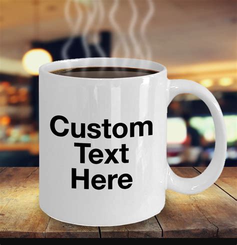 Customize Your Mug 12 Different Font Choices Personalized Cup Custom