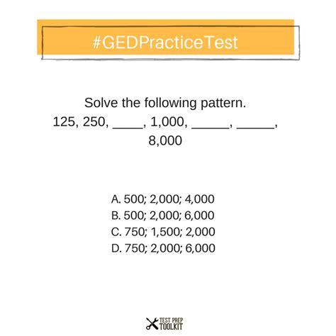 Ged Math Practice Test Questions And Answers