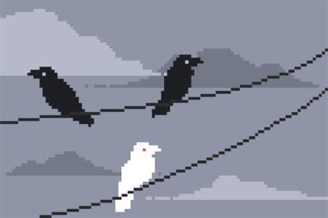 Crow Pixel Art