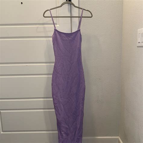 Naked Wardrobe Lavender Maxi Dress Gem