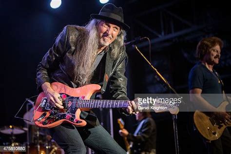 Musicians Pat Simmons And Tom Johnston Of The Doobie Brothers Perform