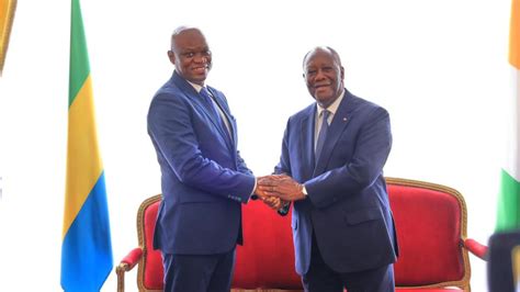 Gabon C Te D Ivoire Oligui Nguema Et Alassane Ouattara Pour Un