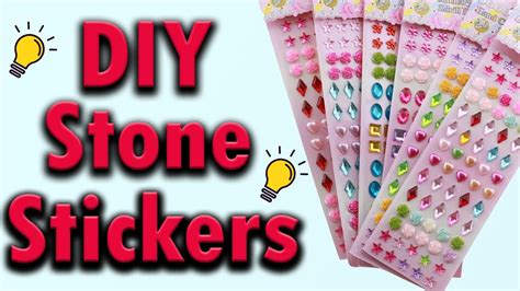 Diy Stone Stickers How To Make Stone Stickers Homemade Stone