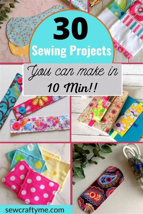 30 Easy To Sew Projects Make In 10 Minutes Sew Crafty Me Sewing