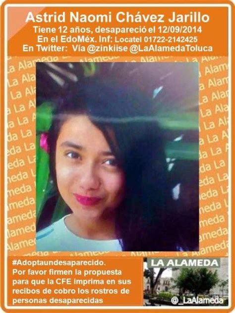 La Alameda EdoMex on Twitter TeBuscamos Astrid Naomi Chávez