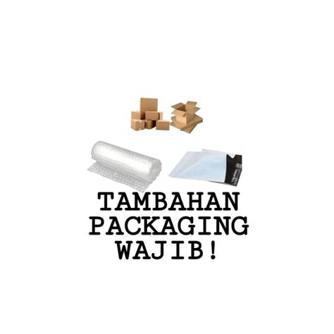 Jual Tambahan Packaging Wajib Shopee Indonesia