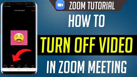 How To Turn Off Video In Zoom Meeting Youtube