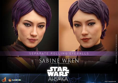 Hot Toys Tms Star Wars Ahsoka Th Scale Sabine Wren Collectible Figure Ship Q Q