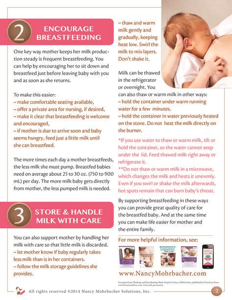 20 Free Breastfeeding Handouts Brochures Ideas Breastfeeding