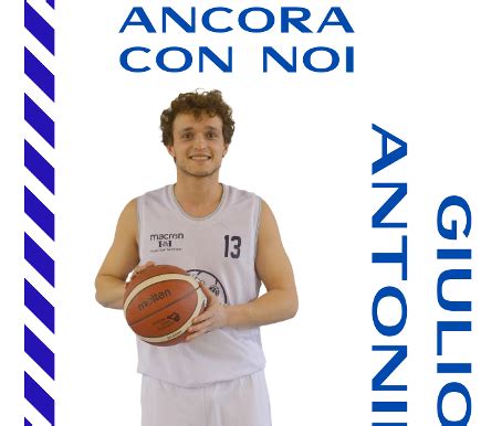 Serie C Gold Il Nuovo Basket Aquilano Conferma Giulio Antonini