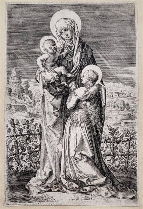 Gilles SADELER II 1570 1629 Vierge à l Enfant accompagnés d une