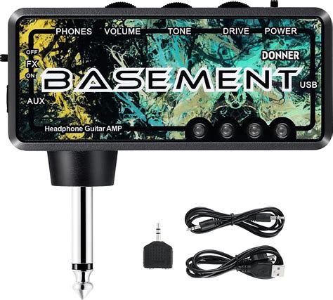 Bass Guitar Headphone Amp Basement USB Rechargeable Mini | Reverb