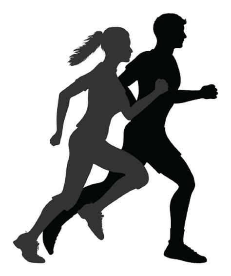 Running Silhouette Jogging PNG, Clipart, Animals, Arm, Black And White ...