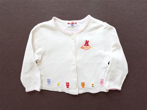 mikihouse HOT BISCUITS カーディガン 90cm ブレスmikihouse HOT BISCUITSの子供服の古着通販 ミラクルボックス