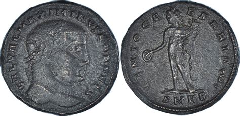 Follis Nicomedia M Nze Maximinus Ii Nicomedia S Bronze