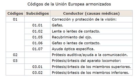 Los C Digos Del Carnet De Conducir Para Saber Si Est S Obligado A