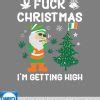 Christmas Svg Fuck Christmas Fun Weed Smoking Irish Gnome Sarcastic Xmas Svg Cut File Wildsvg