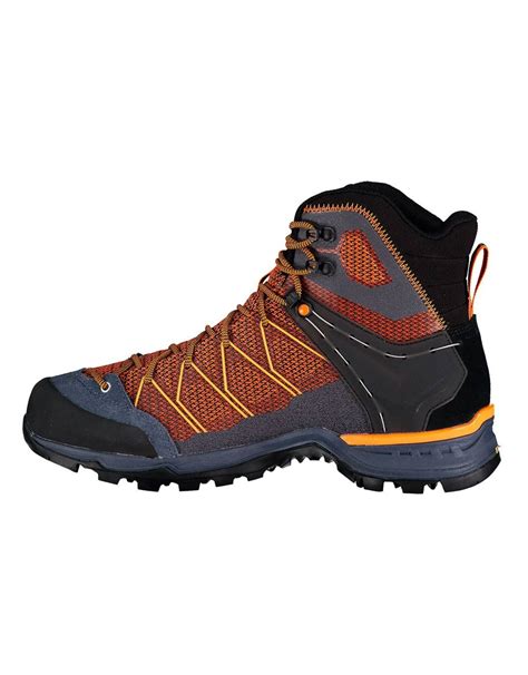 Salewa Ms Mtn Trainer Lite Mid Gtx Black Out Carrot Wanderschuhe