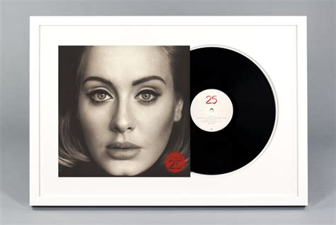 Adele's 25 - Custom Vinyl Record Frame