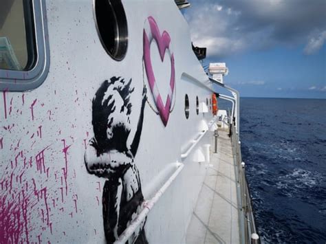 British Artist Banksy Funds Refugee Rescue Boat Operating In Mediterranean In Secrecy To Avoid