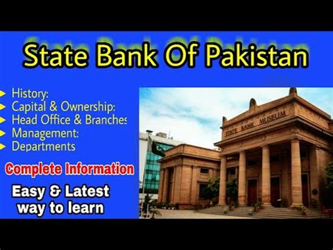 State Bank of Pakistan | history, functions, management and role | سٹیٹ ...