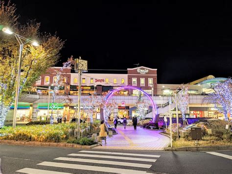 今年も美しい田無駅ペデストリアンデッキのイルミネーション