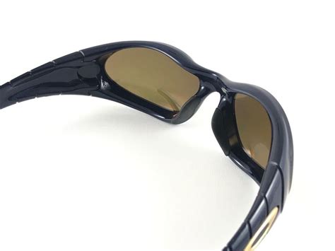 New Vintage Oakley Eye Jacket 20 Frame 24k Gold Lens 1999 Sunglasses At 1stdibs