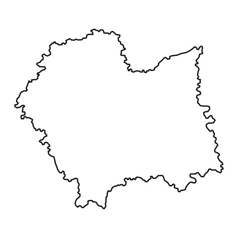 Lesser Poland Voivodeship map, province of Poland. Vector illustration ...