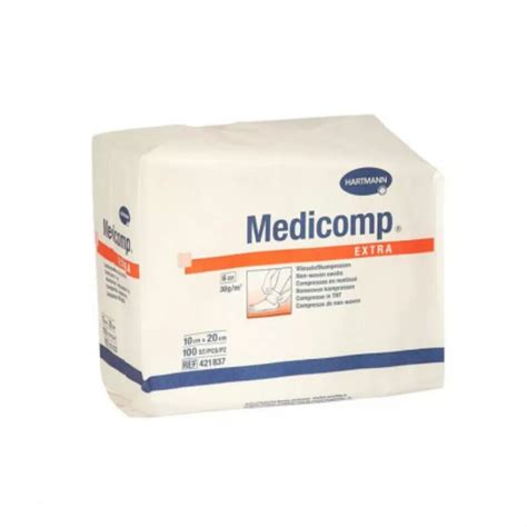 HARTMANN MEDICOMP COMPRESE EXTRA NESTERILE DIN MATERIAL NETESUT 6