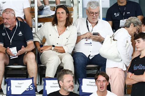 Photo Laure Manaudou Et Son P Re Jean Luc Manaudou Assistent Dans Les