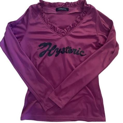 Vintage Hysteric Glamour Hot Pink Graphic Top FREE Depop