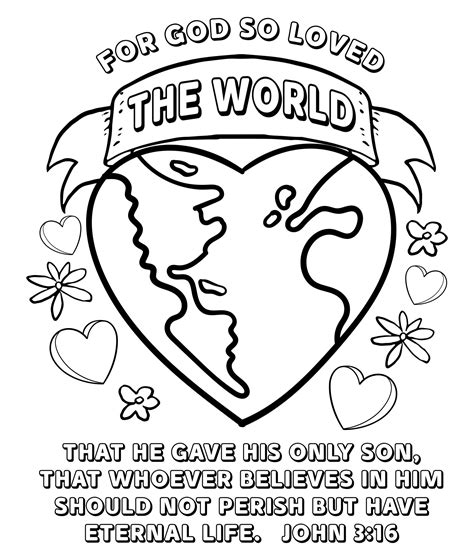 Coloring Pages God Created The World