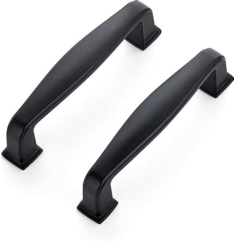 Ravinte Pack Solid Inch Kitchen Cabinet Handles Matte Black