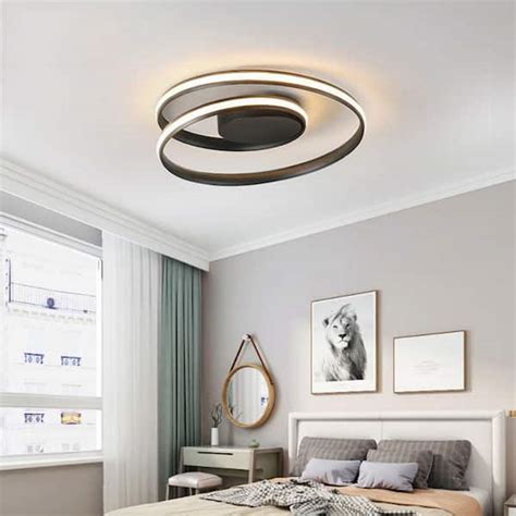 Flush Mount Ceiling Light With Remote Control Shelly Lighting