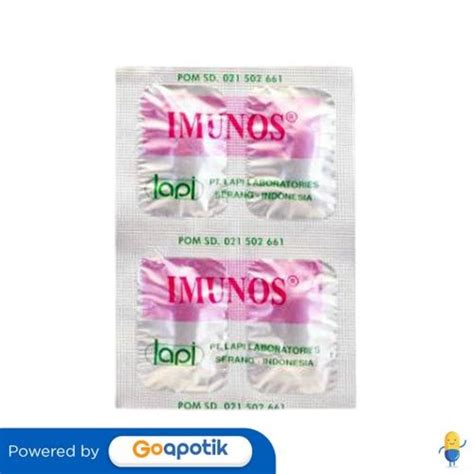 Jual Imunos Strip Isi 4 Kaplet Shopee Indonesia