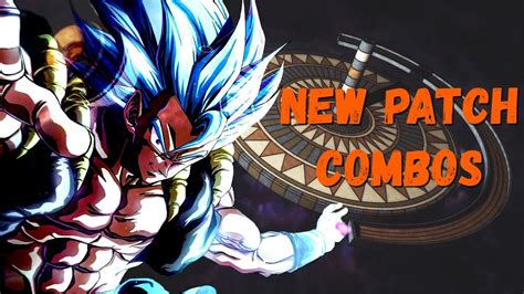 Ssgss Gogeta Blue New Patch Combos V Dbfz Youtube