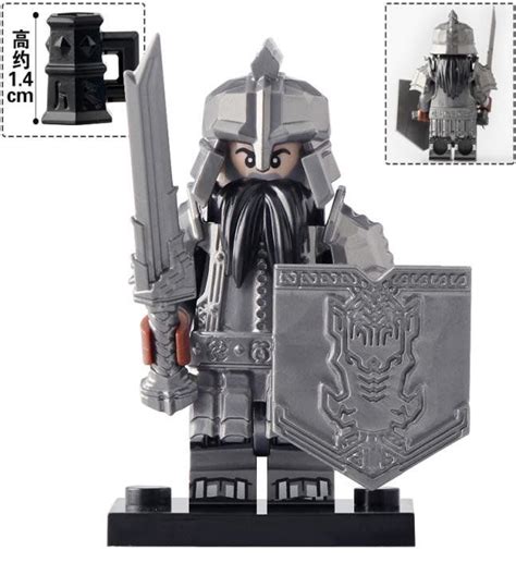 Dwarven Warrior Lord Of The Rings Hobbit Minifigures Mini Figure