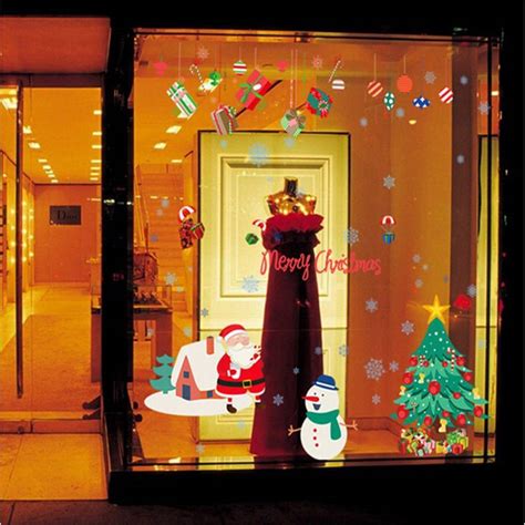 Dekorative Weihnachtsfenster Aufkleber Pvc I Myxlshop Powertipp