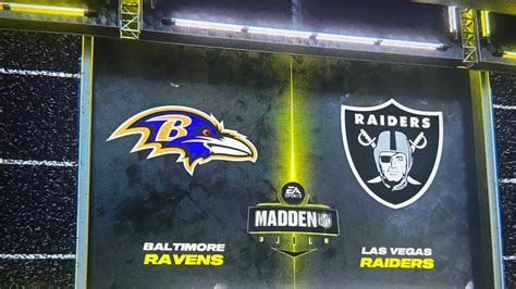 Ravens Vs Raiders Madden 24 Gaming YouTube