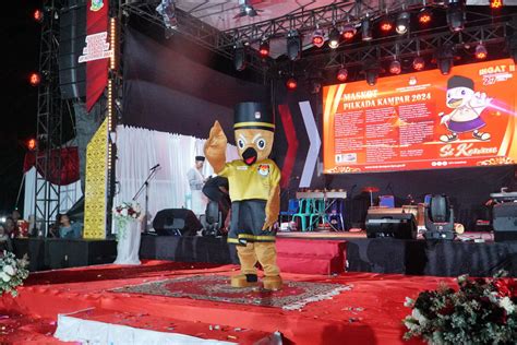 Peluncuran Tahapan Pengenalan Maskot Dan Jingle Pilkada Dimeriahkan