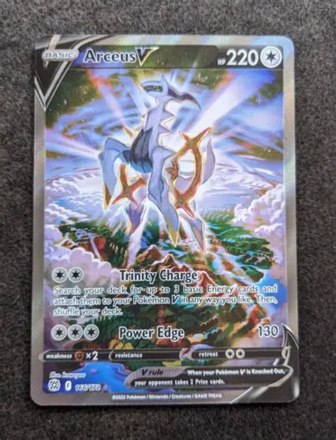 ARCEUS VSTAR Full Art Ultra Rare 166 172 Brillantes Stars