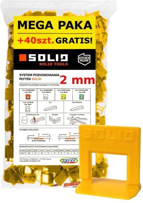 Akcesoria do wykończenia podłogi SOLID SZYBKI SYSTEM POZIOMOWANIA