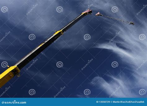 Crane Arm Stock Image Image Of Industry High Metal 13550729