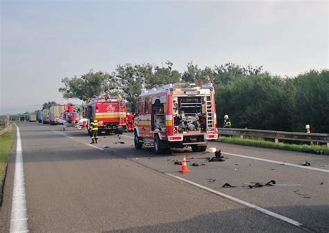 Tragická dopravná nehoda na diaľnici D2 v smere do Česka