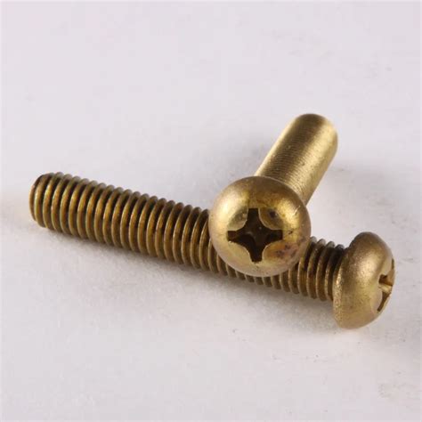 Buy 25pcs Brass Round Head Phillips Screws Pan Head Machine Screws M2 6 Gb818