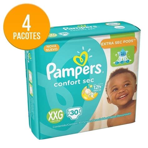 Fralda Exg Descartavel Pampers Pontofrio