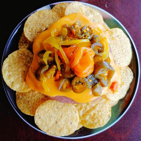 Bean and Cheese Nachos - Cooking In Action