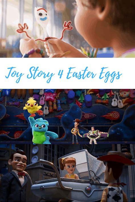 Toy Story 4 Easter Eggs | Toy story movie, Toy story, Disney secrets